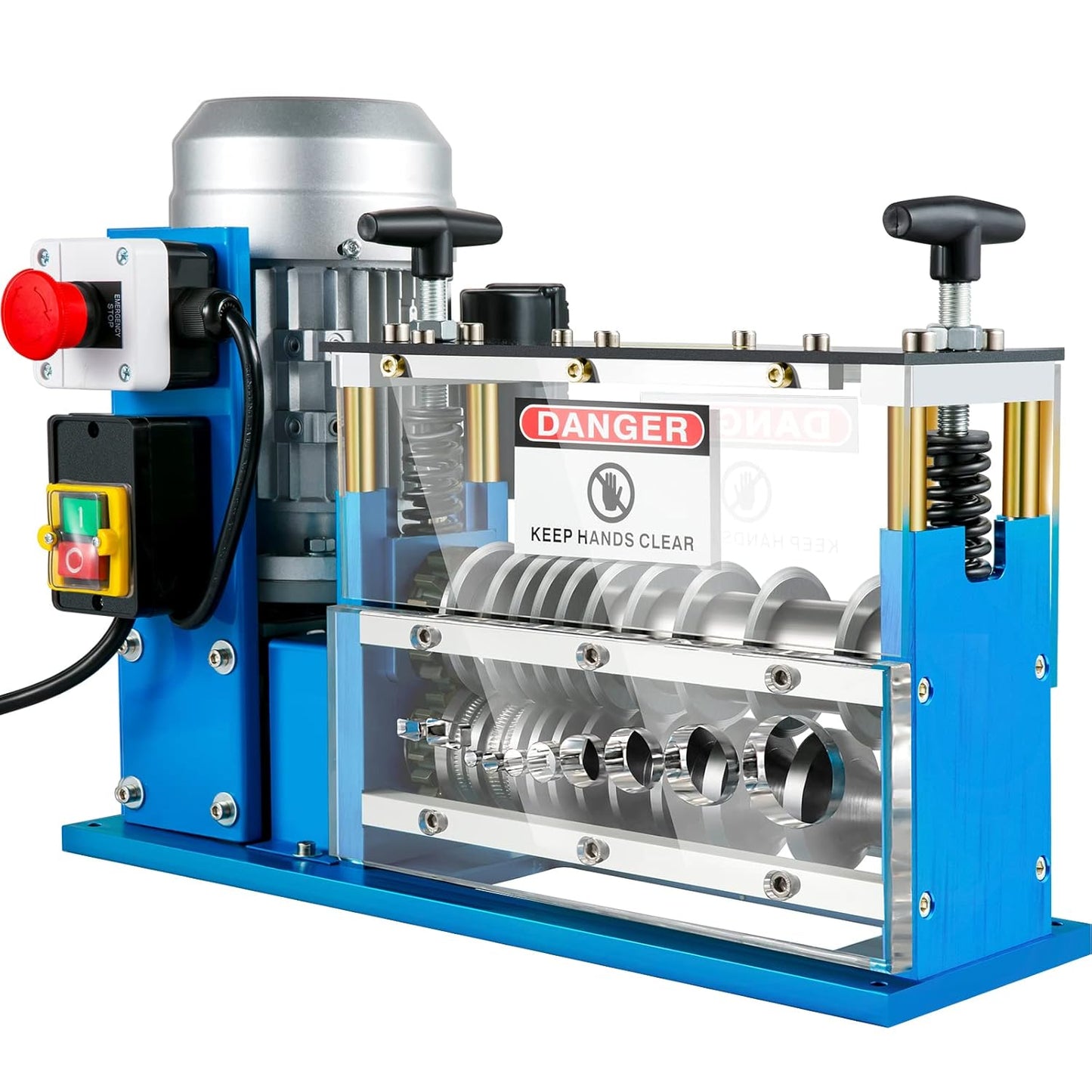 VEVOR machine à dénuder câble 370W, 1.5–38mm, 11 canaux, 10 lames, fil cuivre