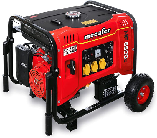 Mecafer groupe électrogène MF6500E, portable, puissance fiable