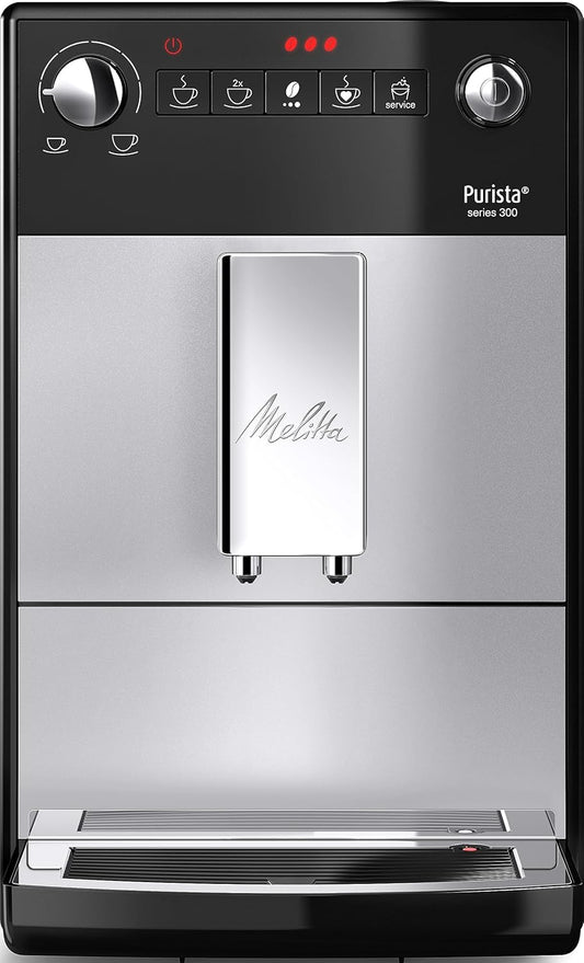 Melitta Purista F230-101 machine à café à grains 1L, silencieuse, expresso