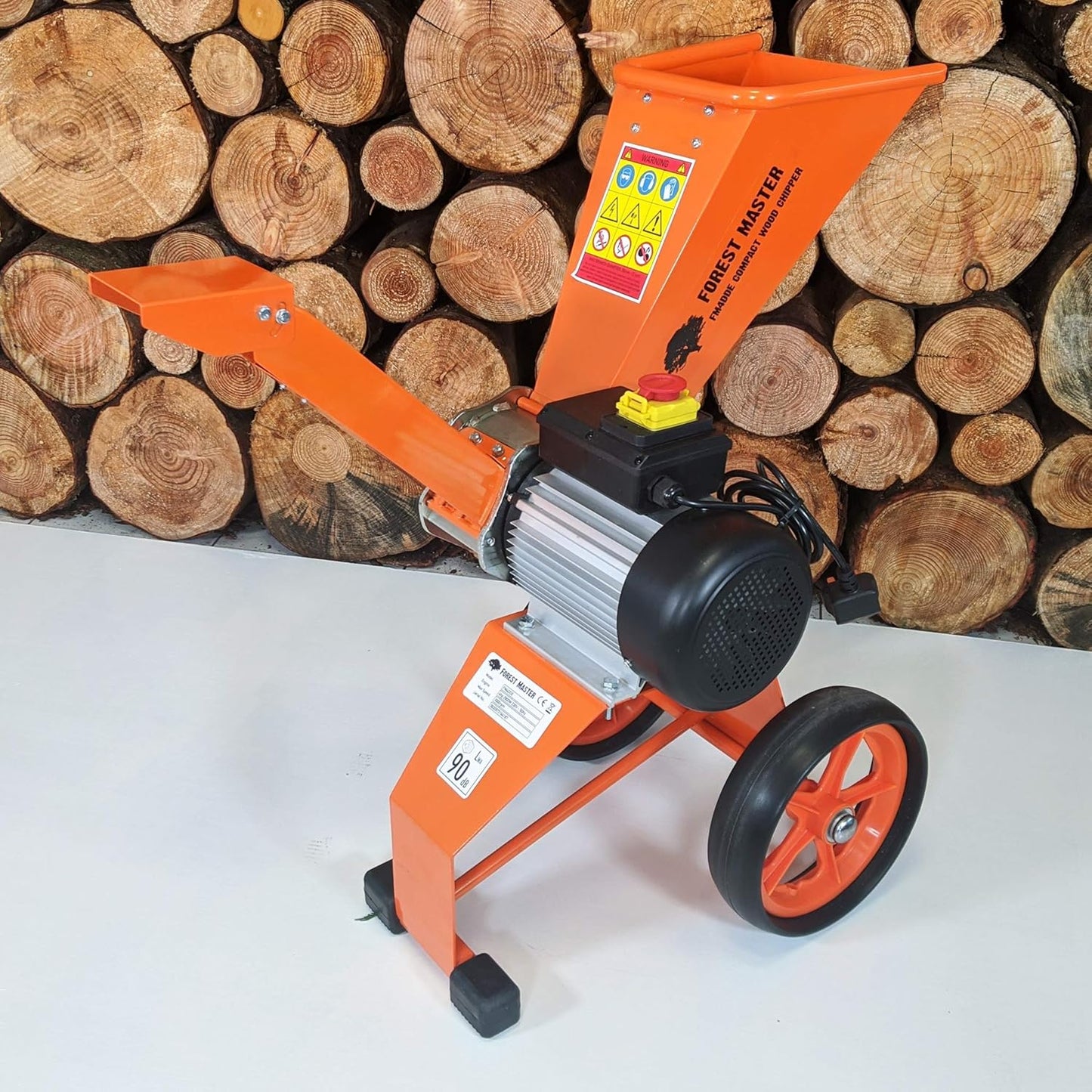 Forest Master FM4DDE broyeur jardin électrique 2800W, branches & feuilles