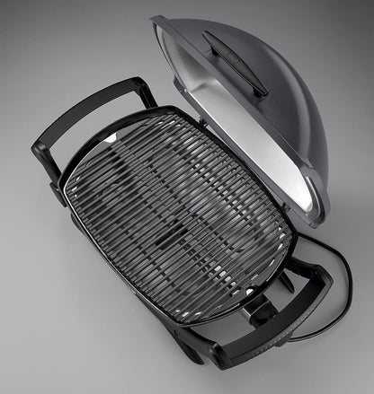 Weber Q2400 barbecue électrique gris foncé, support, 54x39cm, fonte