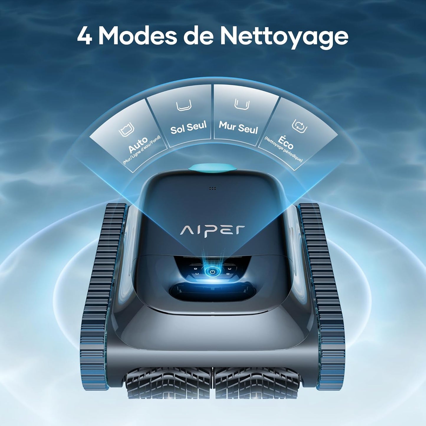 Aiper Scuba S1 robot piscine 2025, 180min, filtrage fin, app, nettoyage intelligent