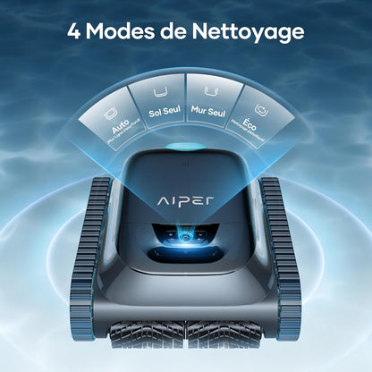Aiper Scuba S1 robot piscine 2025, 180min, filtrage fin, app, nettoyage intelligent