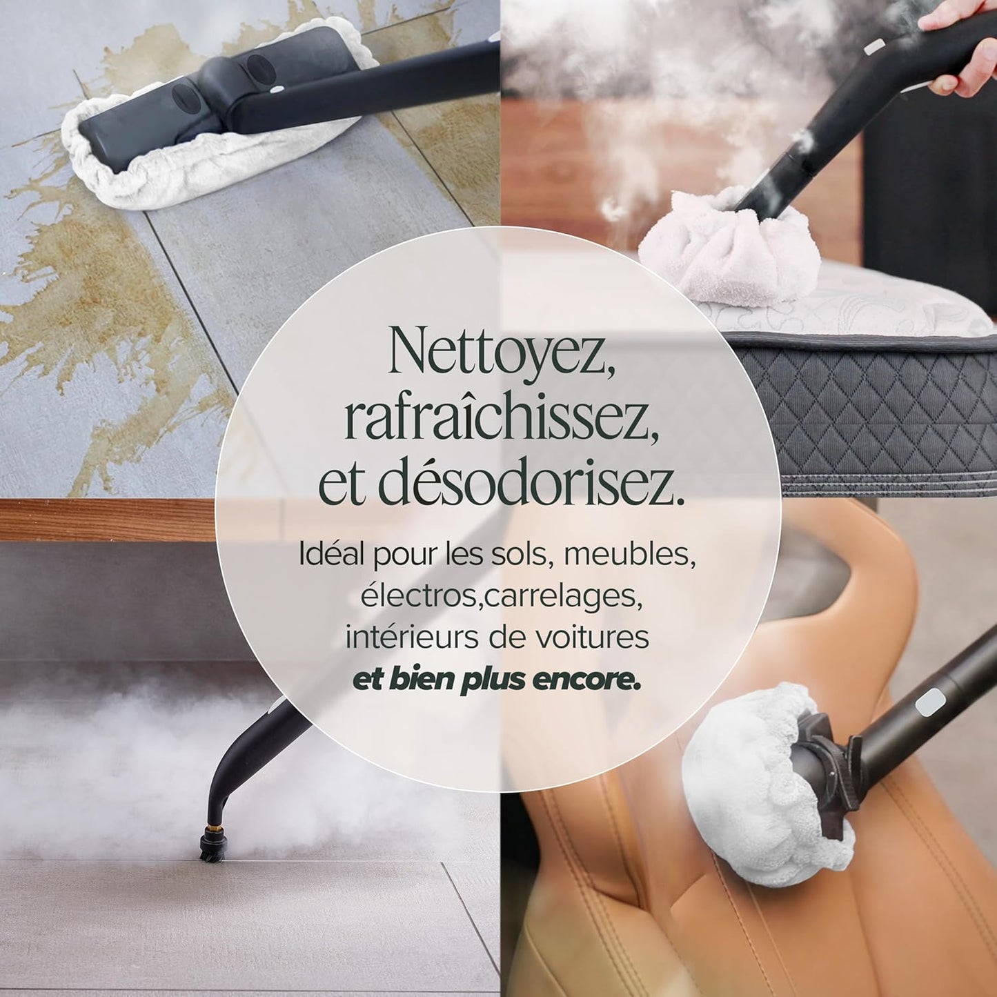 Dupray Neat nettoyeur vapeur, 18 accessoires, sols, voiture, joints + sac