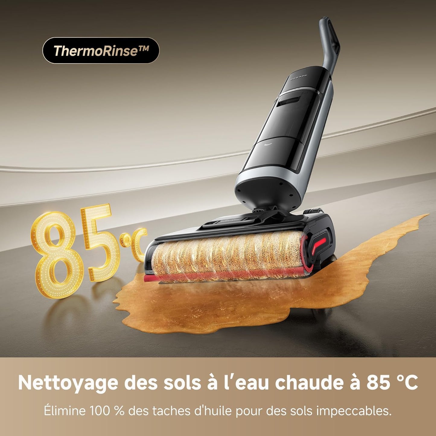 Dreame H15 Pro Heat aspirateur laveur, 85°C sol, IA bras, 22kPa, app, brosse 100°C