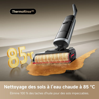 Dreame H15 Pro Heat aspirateur laveur, 85°C sol, IA bras, 22kPa, app, brosse 100°C