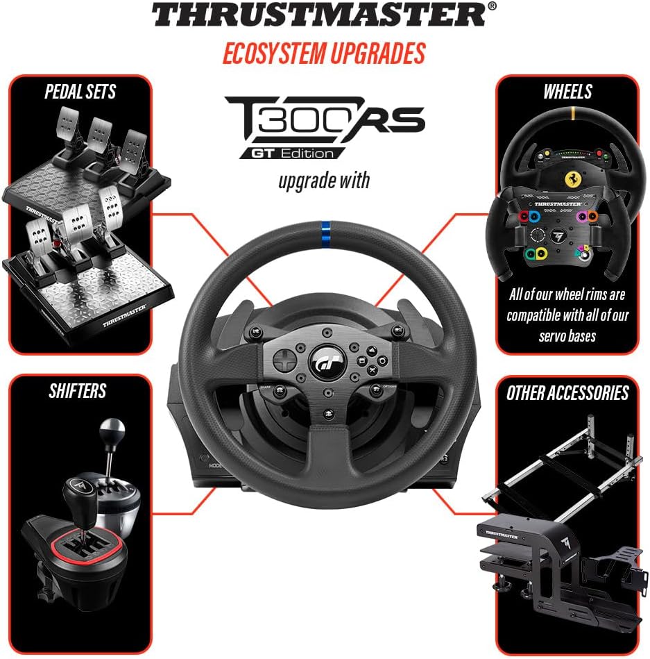 Thrustmaster T300 RS GT volant force feedback PS5/PS4/PC, Gran Turismo