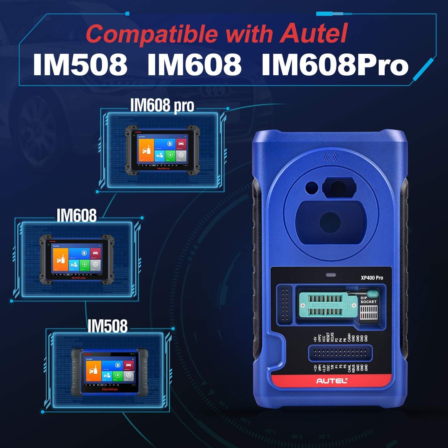 Autel XP400 Pro outil clé pour IM508/IM608S/IM608 Pro II – version améliorée