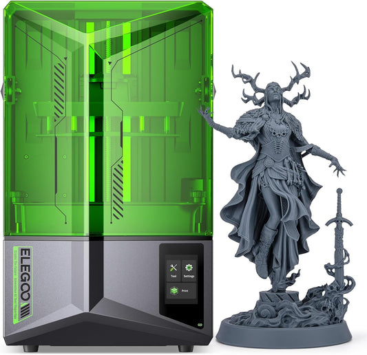 ELEGOO Saturn 4 imprimante 3D résine 12K, LCD 10", auto nivellement