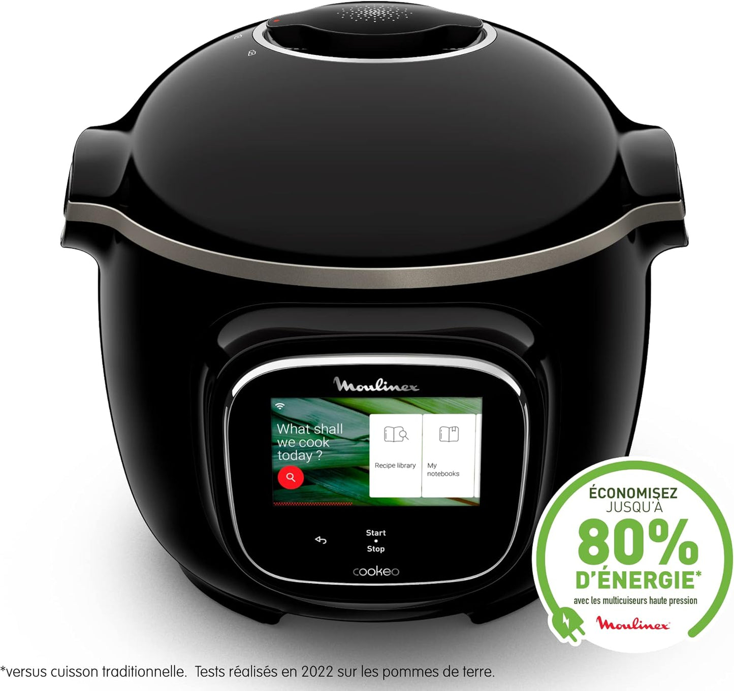 Moulinex Cookeo Touch Wifi multicuiseur 6L, 250 recettes, écran/app CE902800