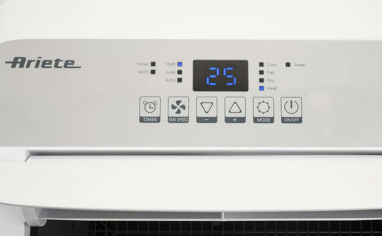 Ariete Polar 12 climatiseur portable 12000BTU, gaz R290, classe A, blanc