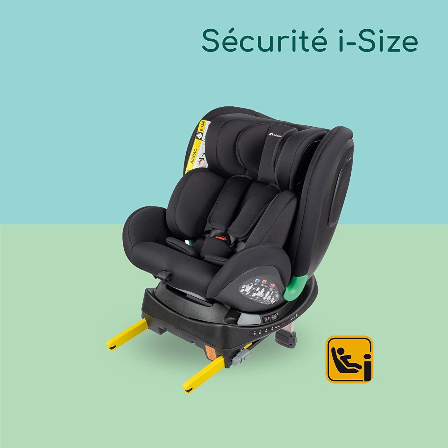 Bebeconfort EvolveFix Plus i-Size siège auto ISOFIX 0–12 ans, pivotant, protection