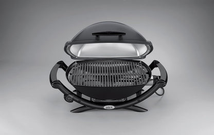 Weber Q2400 barbecue électrique gris foncé, support, 54x39cm, fonte