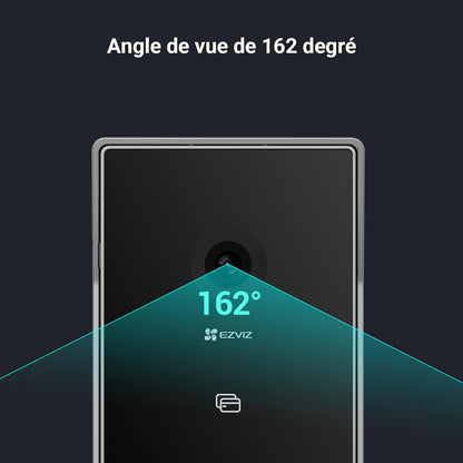 EZVIZ HP7 interphone vidéo 2K, écran tactile 7", RFID, WiFi dual-band, étanche