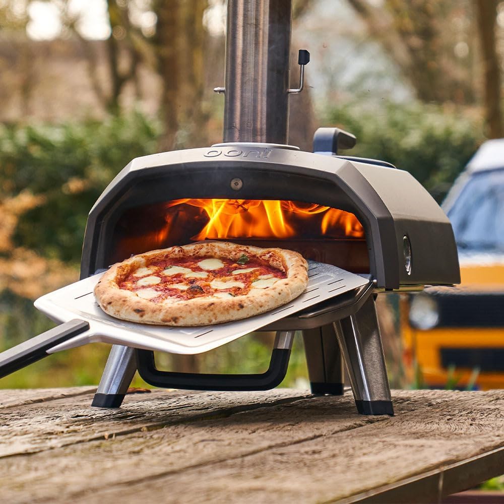 Ooni Karu 2 four à pizza bois/gaz extérieur, portable, cuisson pierre