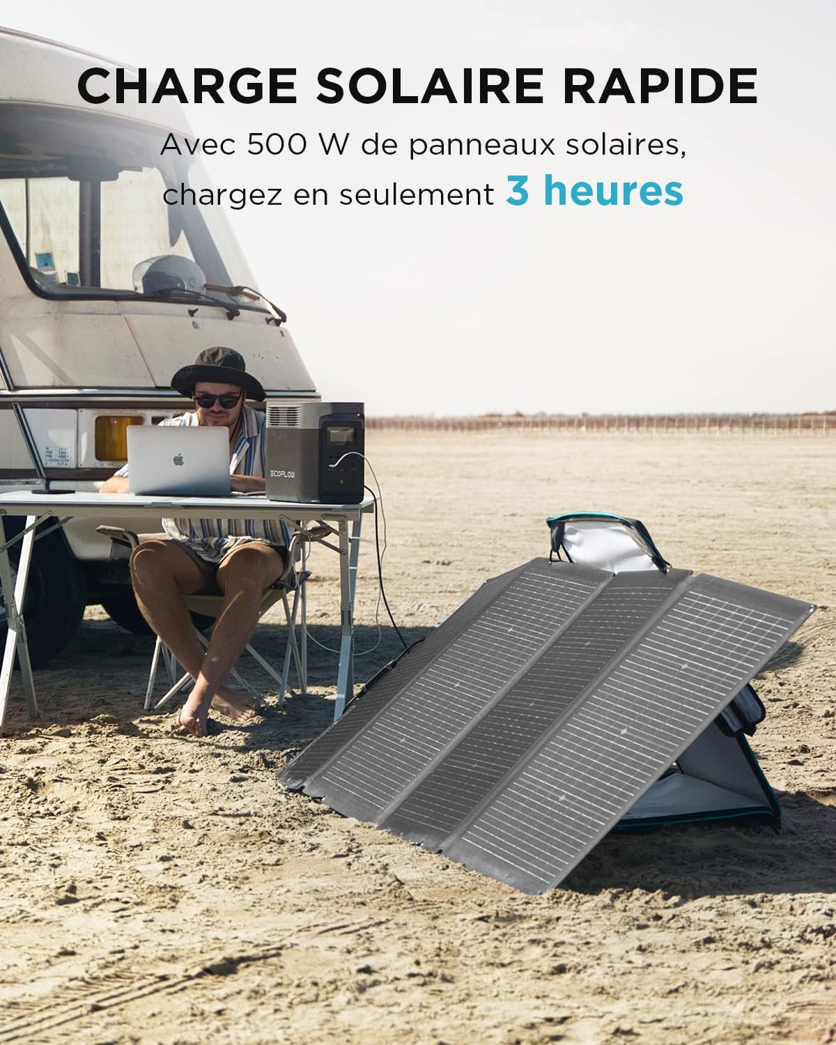 EcoFlow DELTA 2 station électrique portable 1-3kWh, batterie LFP, solaire rapide