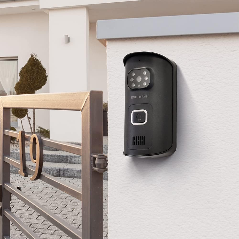 Sentinel AirVisio interphone vidéo sans fil, 200m portée, tactile, alarme