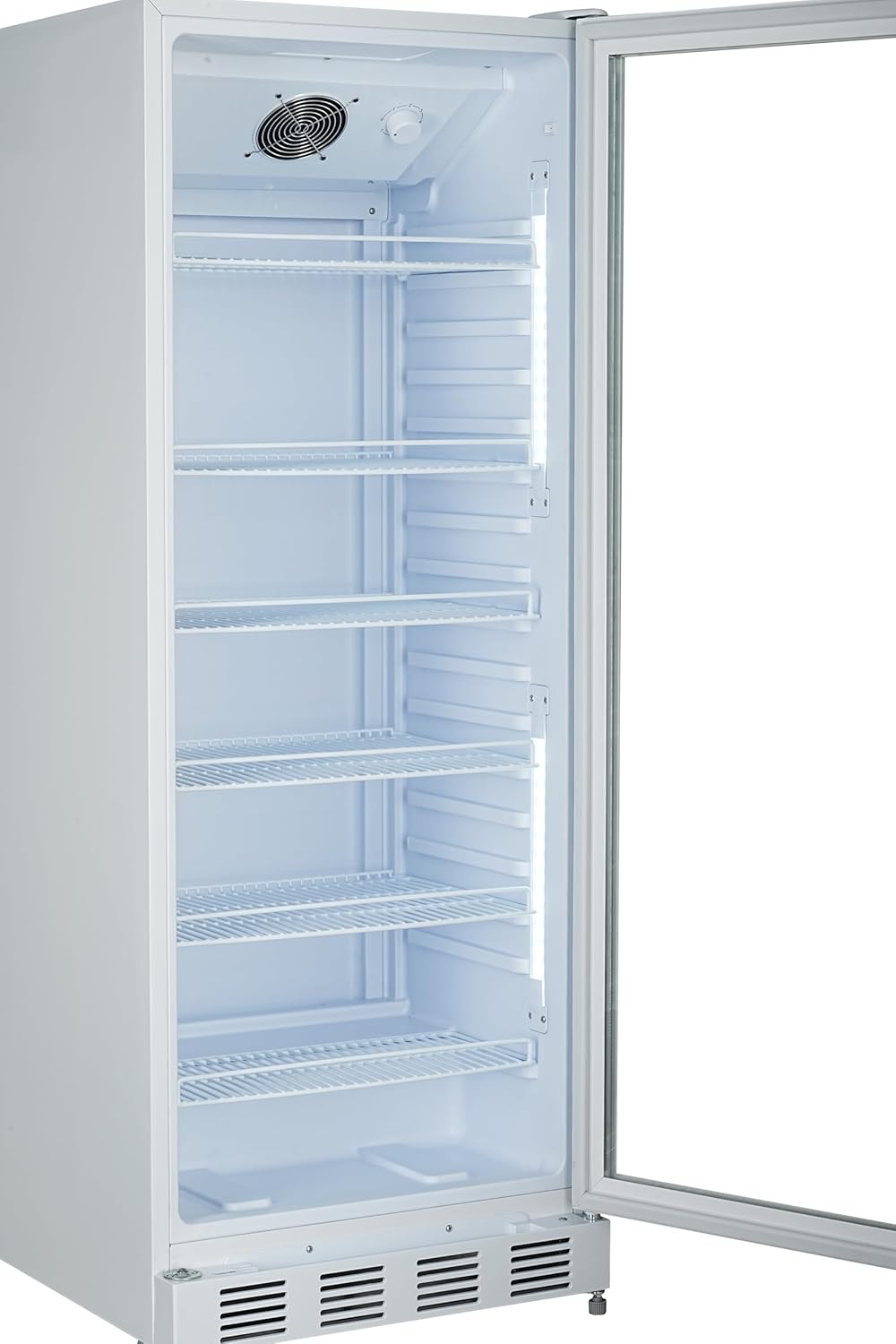METRO Professional vitrine réfrigérée boissons 280L, serrure, blanche, 210W