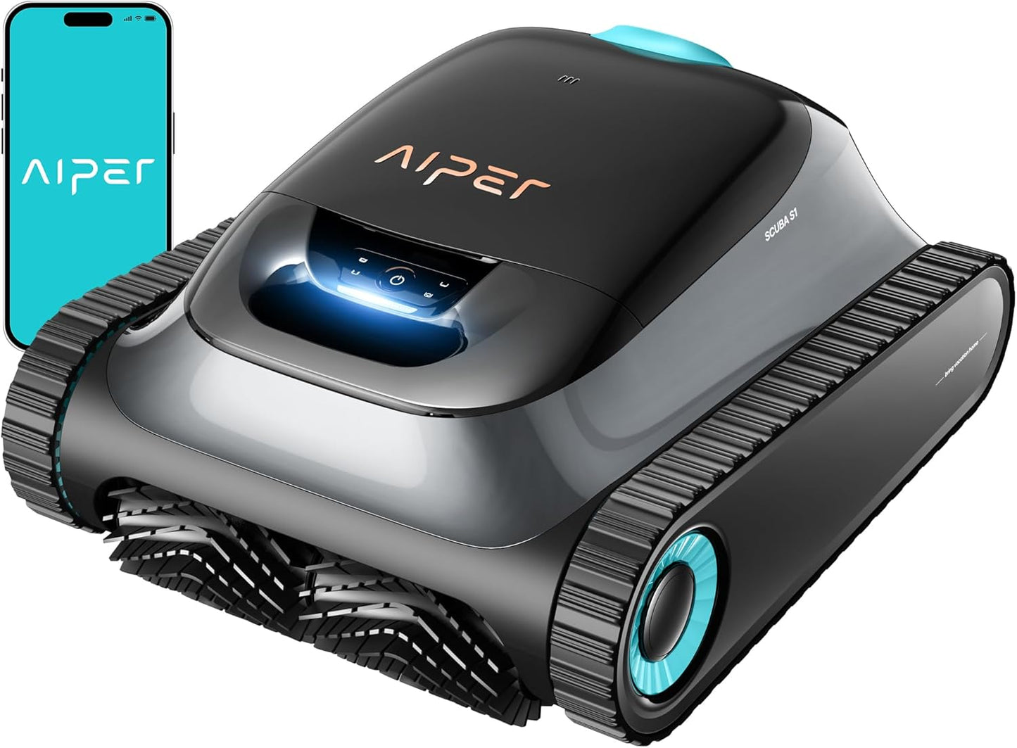 Aiper Scuba S1 robot piscine 2025, 180min, filtrage fin, app, nettoyage intelligent