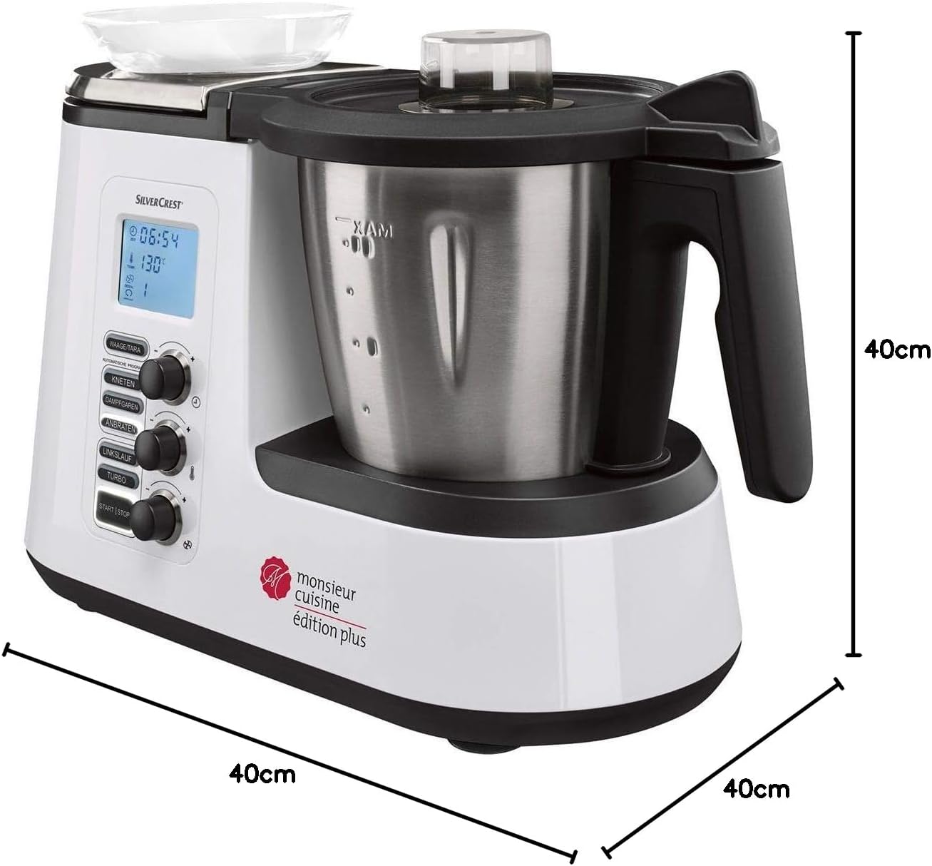 Silvercrest Monsieur Cuisine Edition Plus neuf, multifonction, accessoires lavables