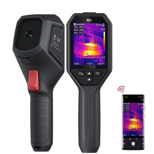 HIKMICRO B01 caméra thermique 320x240, 49k pixels, WiFi, écran 3.2", IR portable