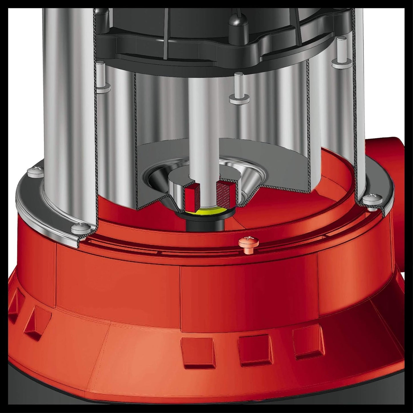 Einhell pompe immergée auto GE-PP 1100 N-A, inox, 1100W, 15m câble, 35°C