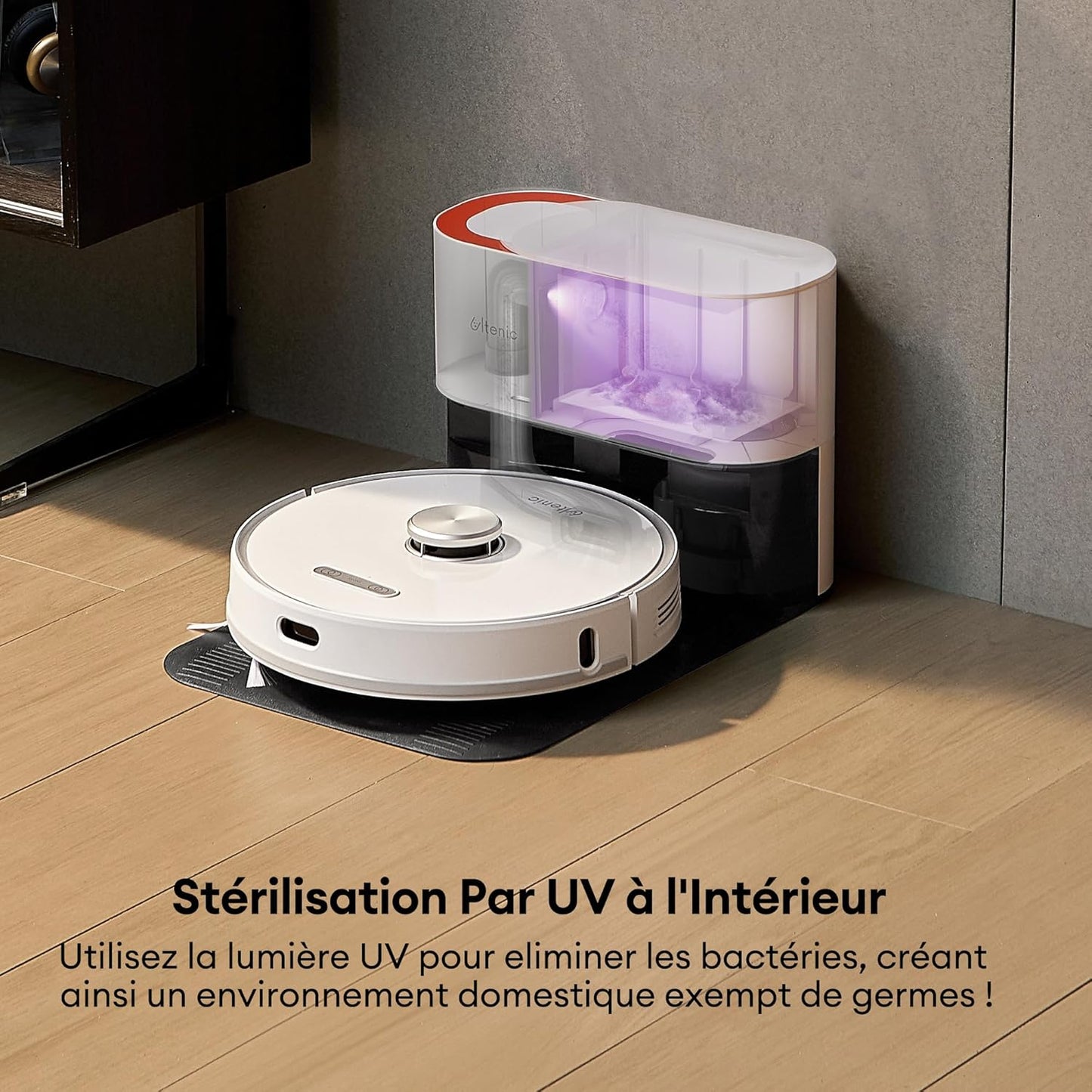 Ultenic T10 Pro robot aspirateur laveur, 4000Pa, lidar, auto-vidage, Alexa