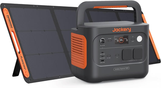 Jackery Explorer 1000 v2 station solaire 1070Wh, 200W panneau, app, camping