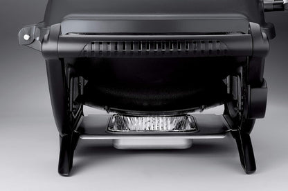 Weber Q2400 barbecue électrique gris foncé, support, 54x39cm, fonte