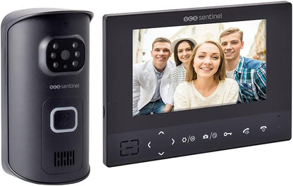 Sentinel AirVisio interphone vidéo sans fil, 200m portée, tactile, alarme