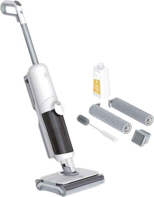 Hoover HW500 aspirateur sans fil laveur 230W, rouleaux, détection, auto-nettoyage