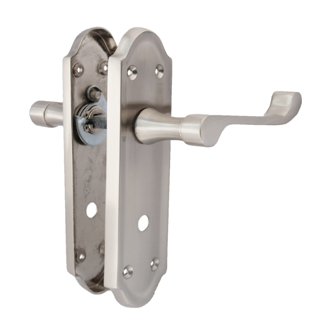 Poignées de porte multipack Ashford, style victorien, satinées, 1/4/6 paires