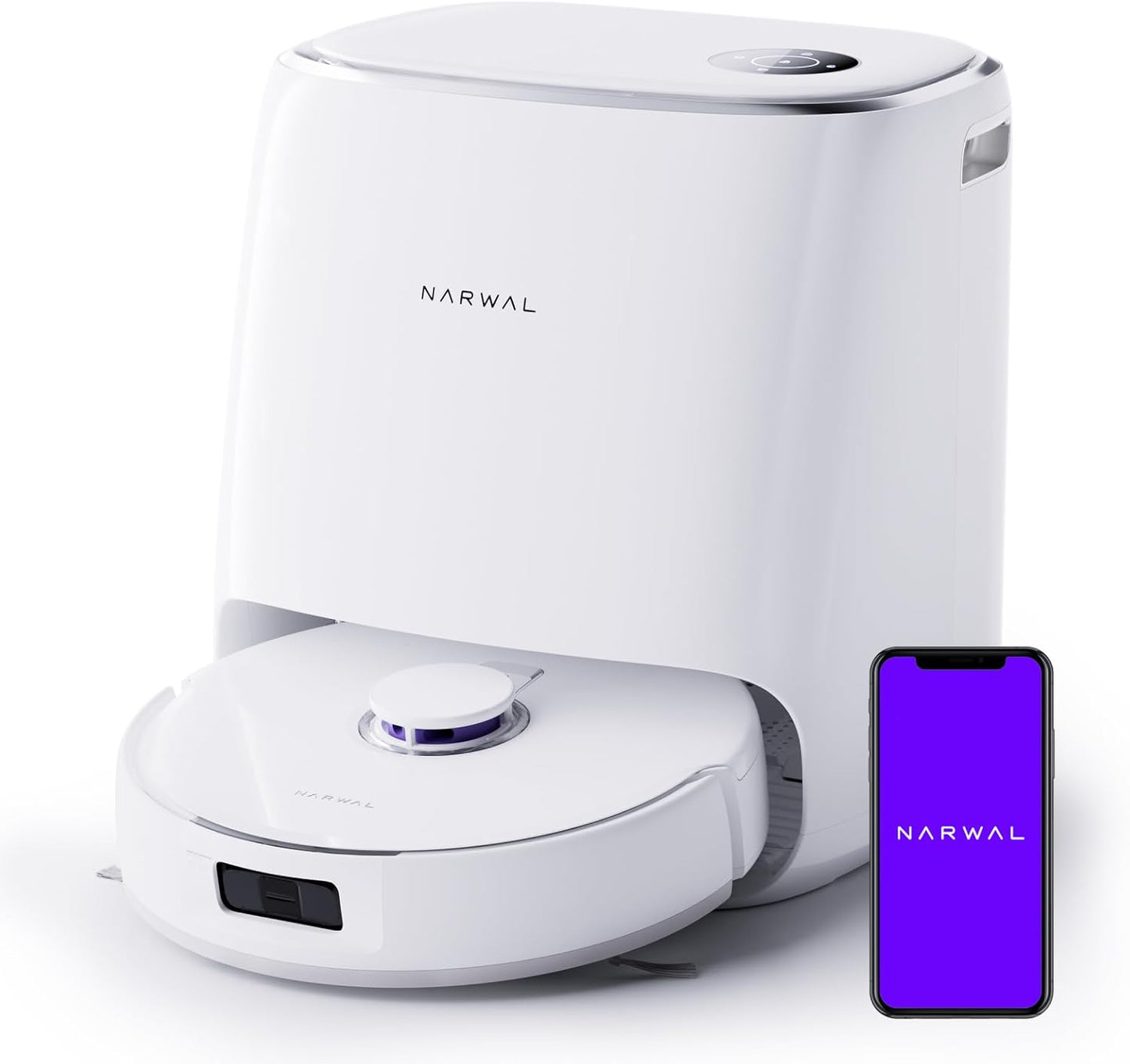 Narwal Freo X Ultra robot aspirateur laveur, 8200Pa, DirtSense&#8482;, station complète