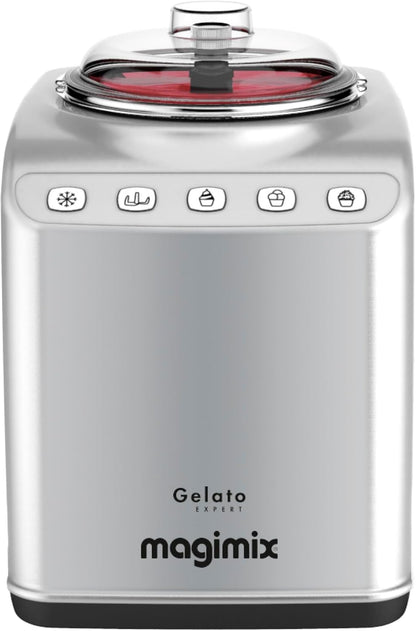 Magimix Gelato Expert sorbetière 11680, turbine pro, granité/glace italienne