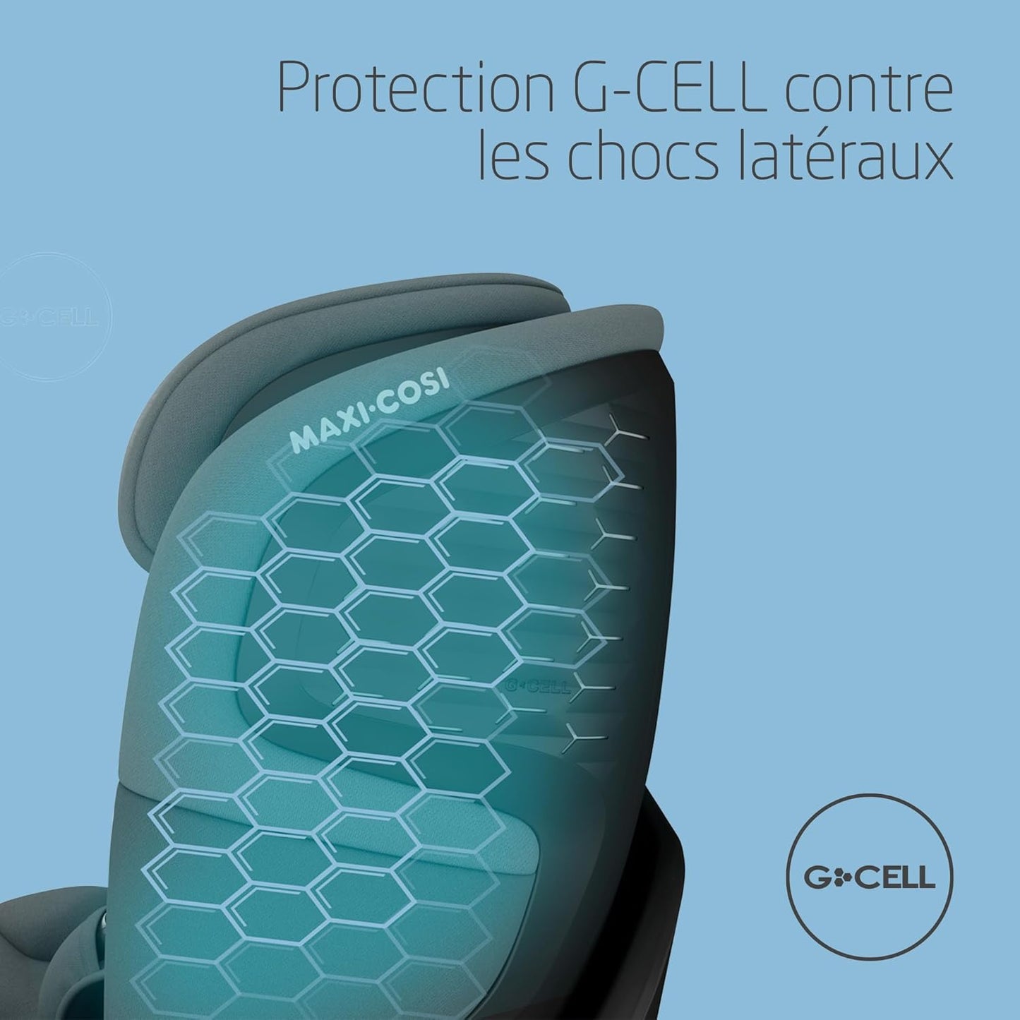 Maxi-Cosi Emerald 360 S i-Size, siège-auto pivotant 0-12 ans, G-CELL, 4 inclinaisons