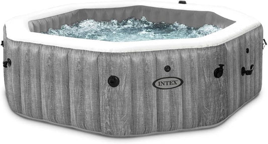 Intex spa gonflable Baltik 6 places, octogonal, relaxation extérieur