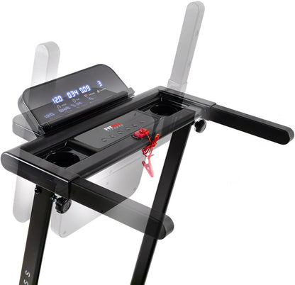 FITFIU MC-160 tapis de course/marche 2-en-1, Bluetooth, app, compact