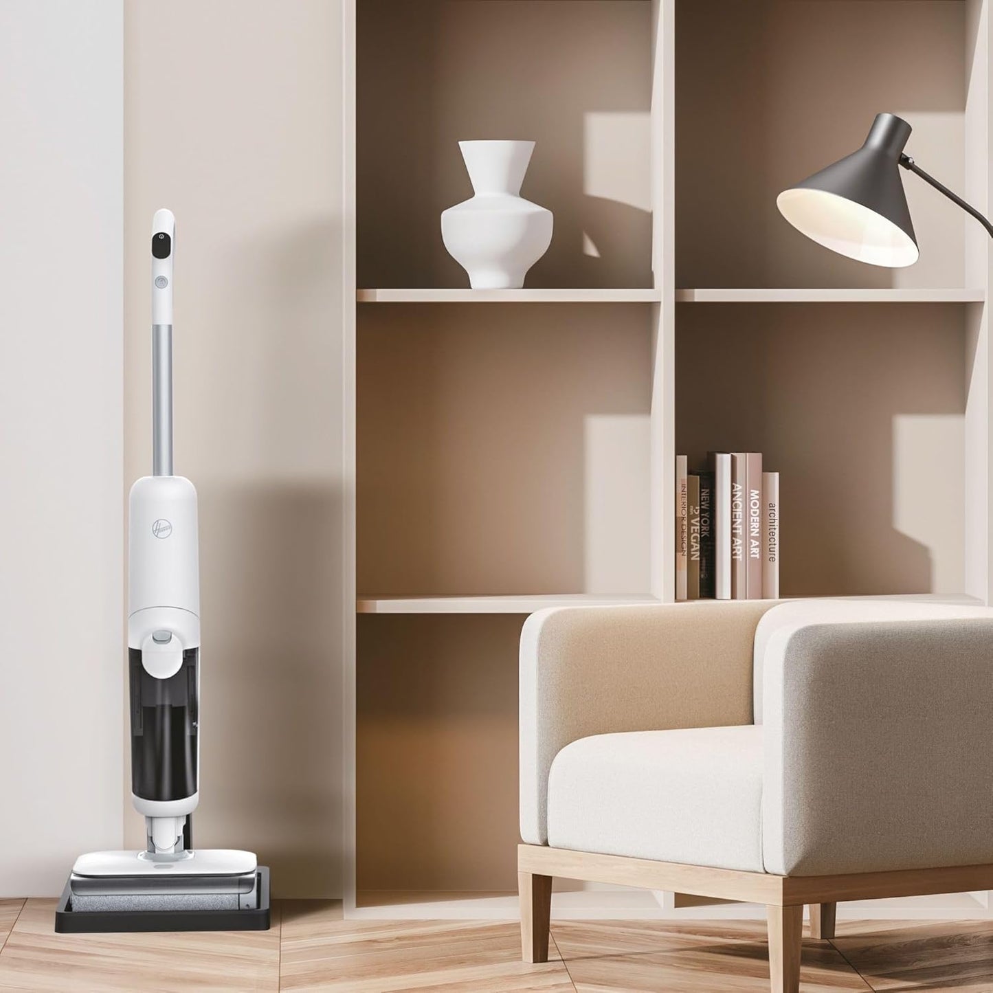 Hoover HW500 aspirateur sans fil laveur 230W, rouleaux, détection, auto-nettoyage