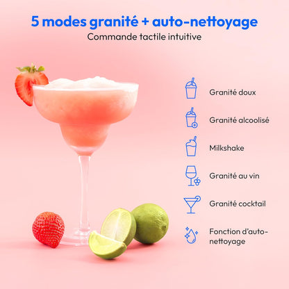 MEDION machine à granité MD12090, 2,6L, 5 modes, compresseur, 30–60 min