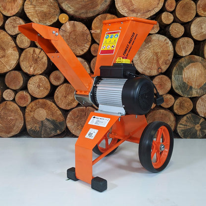Forest Master FM4DDE broyeur jardin électrique 2800W, branches & feuilles