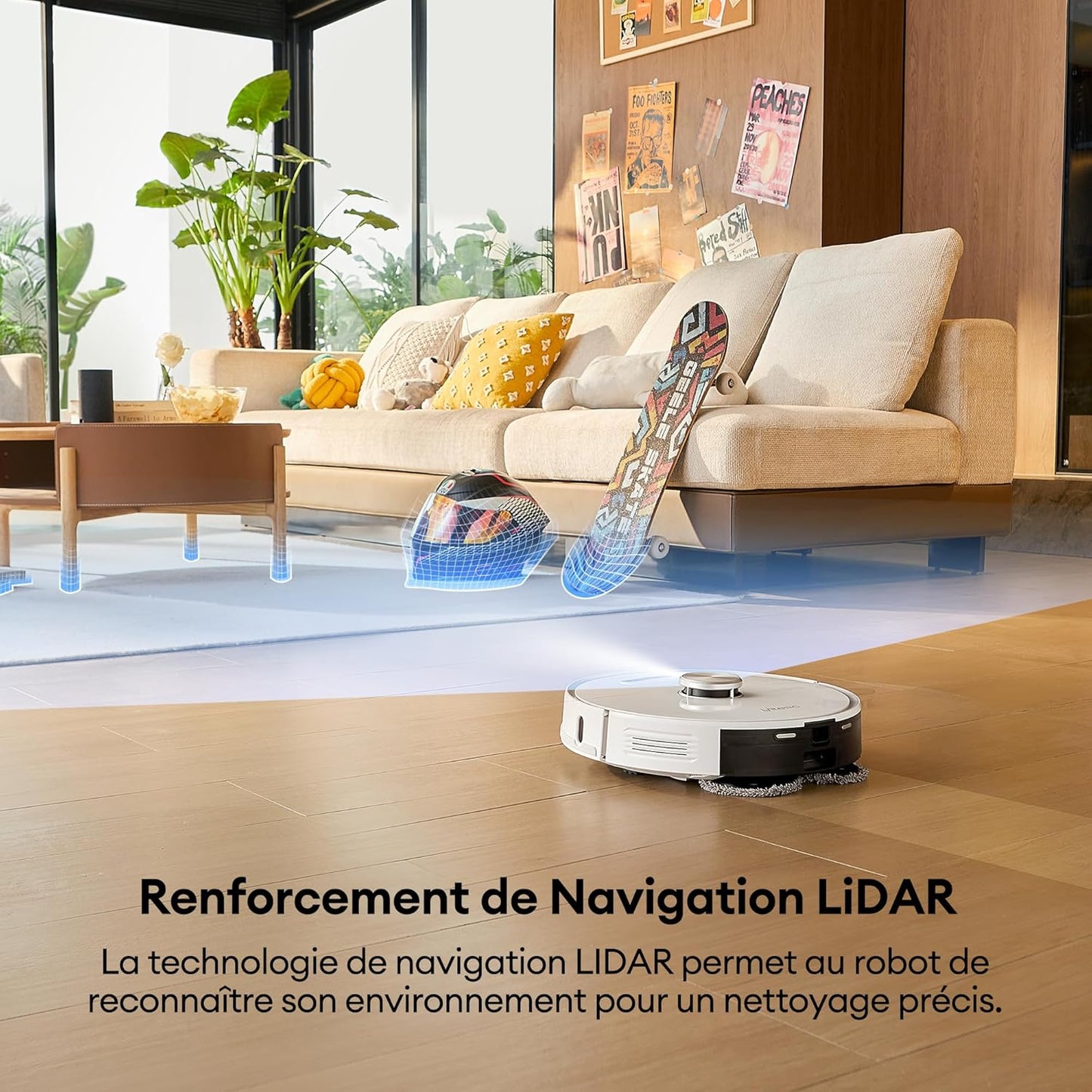 Ultenic T10 Pro robot aspirateur laveur, 4000Pa, lidar, auto-vidage, Alexa