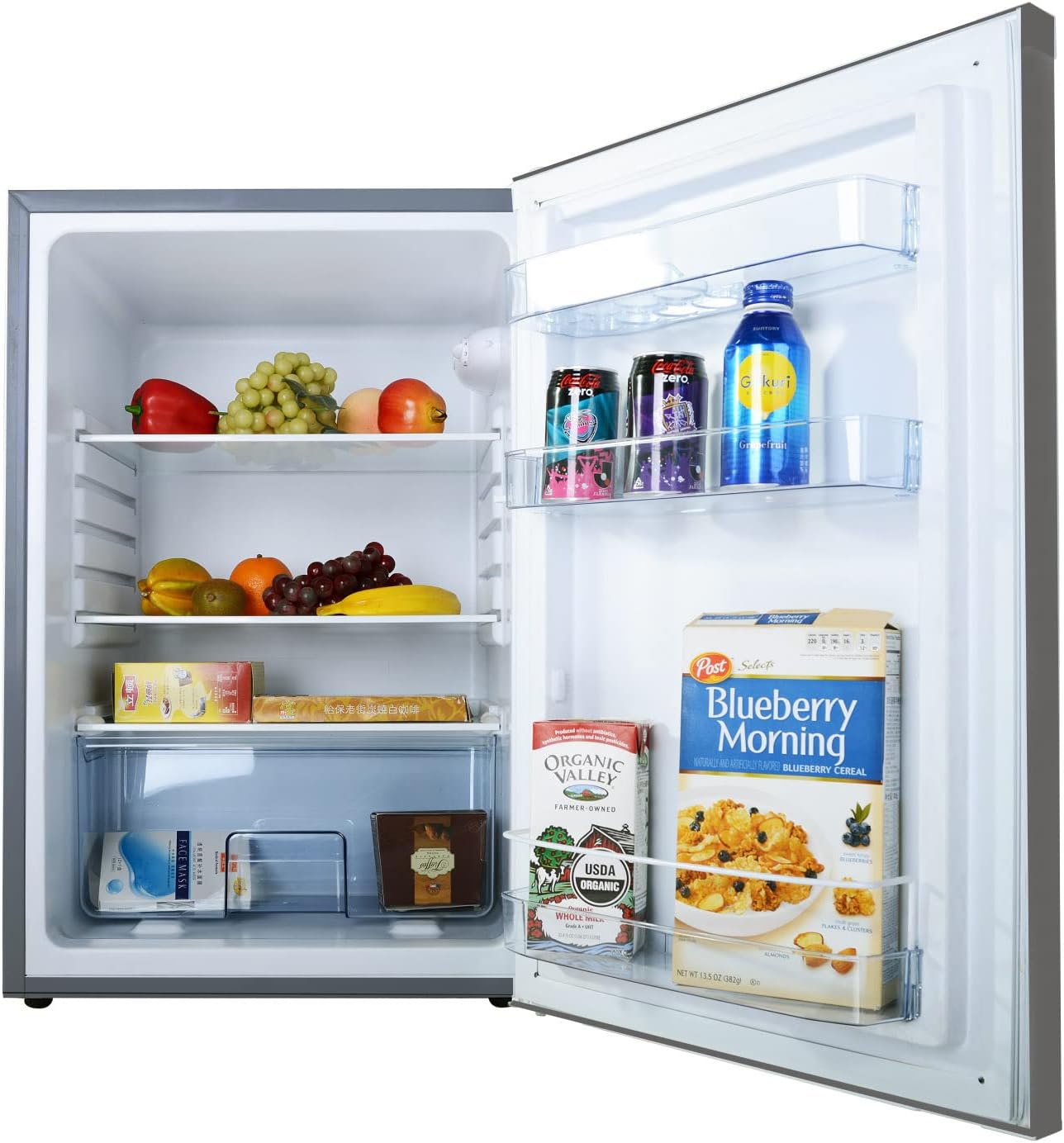 FrigeluX réfrigérateur RTT127XE silver table top 120L