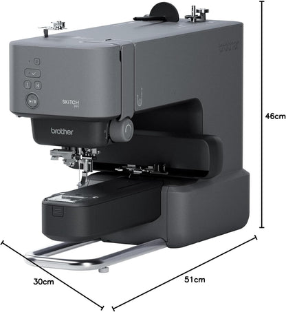 Artemio Brother Skitch PP1 brodeuse automatique, compacte, gris