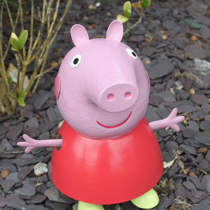 Décoration en métal pour intérieur et extérieur Peppa Pig &amp; Friends sous licence officielle pour enfants