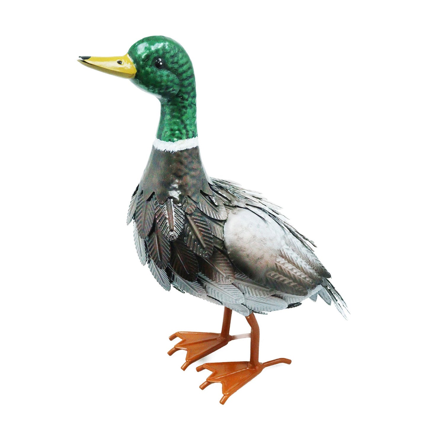 Canard mâle de basse-cour en métal