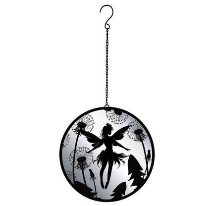 Miroir féerique suspendu Silhouette Spinner - Suspension arbre noir magique