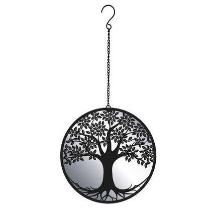 Silhouette d'arbre de vie suspendue - Suspension Zen noire