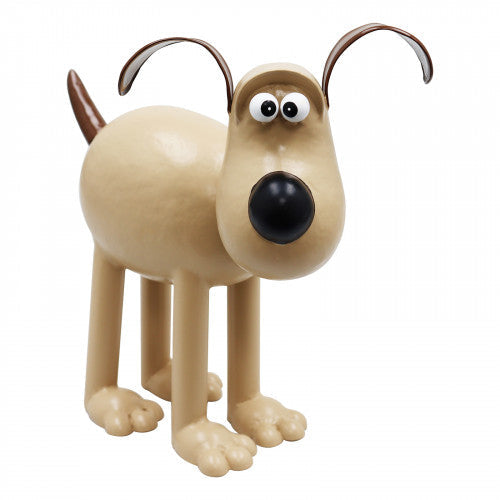 Sculpture de jardin en métal Gromit Wallace &amp; Aardman