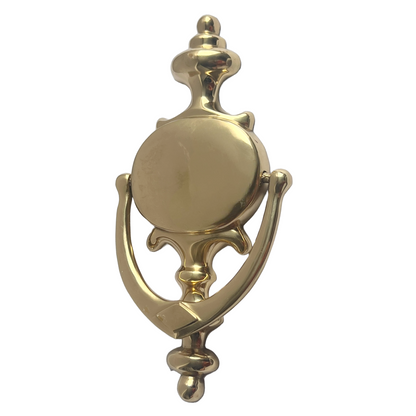 Heurtoir de porte Champion 7" en laiton massif doré, style victorien, pour porte d'entrée