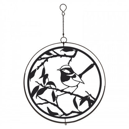 Tourniquet à suspendre en forme de silhouette d'oiseau - Bronze noir
